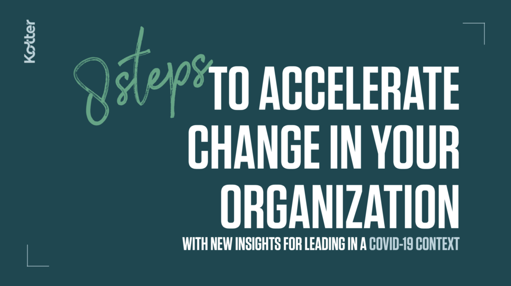 8 Steps To Accelerate Change Ebook