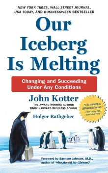 book cover our iceberg is melting