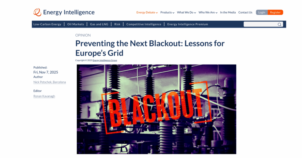 Energy Intelligence Article by Kotter's Nick Petschek managing director for Europe, the Middle East and Africa at Kotter, a strategy execution, change management, training and transformation consultancy.